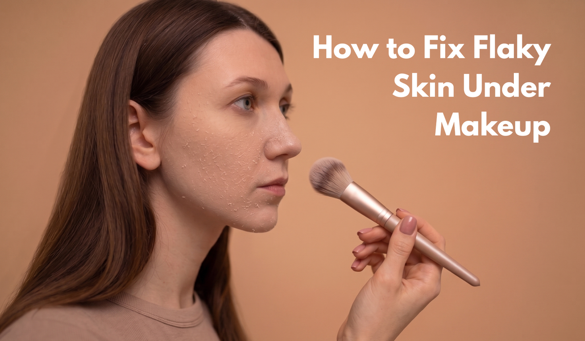 How to Fix Flaky Skin Under Makeup