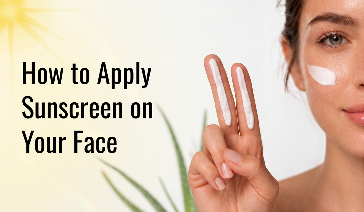 How to apply sunscreen