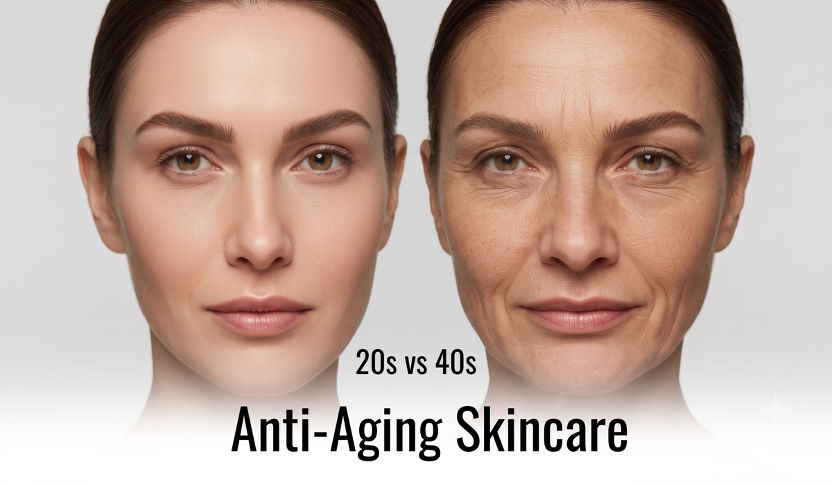 Anti-Aging Skincare Routine for Your 20s vs 40s
