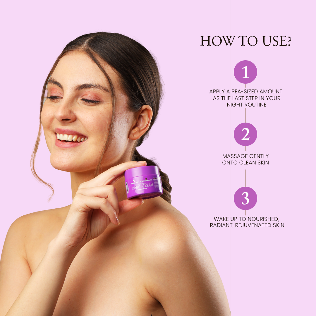 Antiaging night cream with Bakuchi and Pomegranate | 50ml