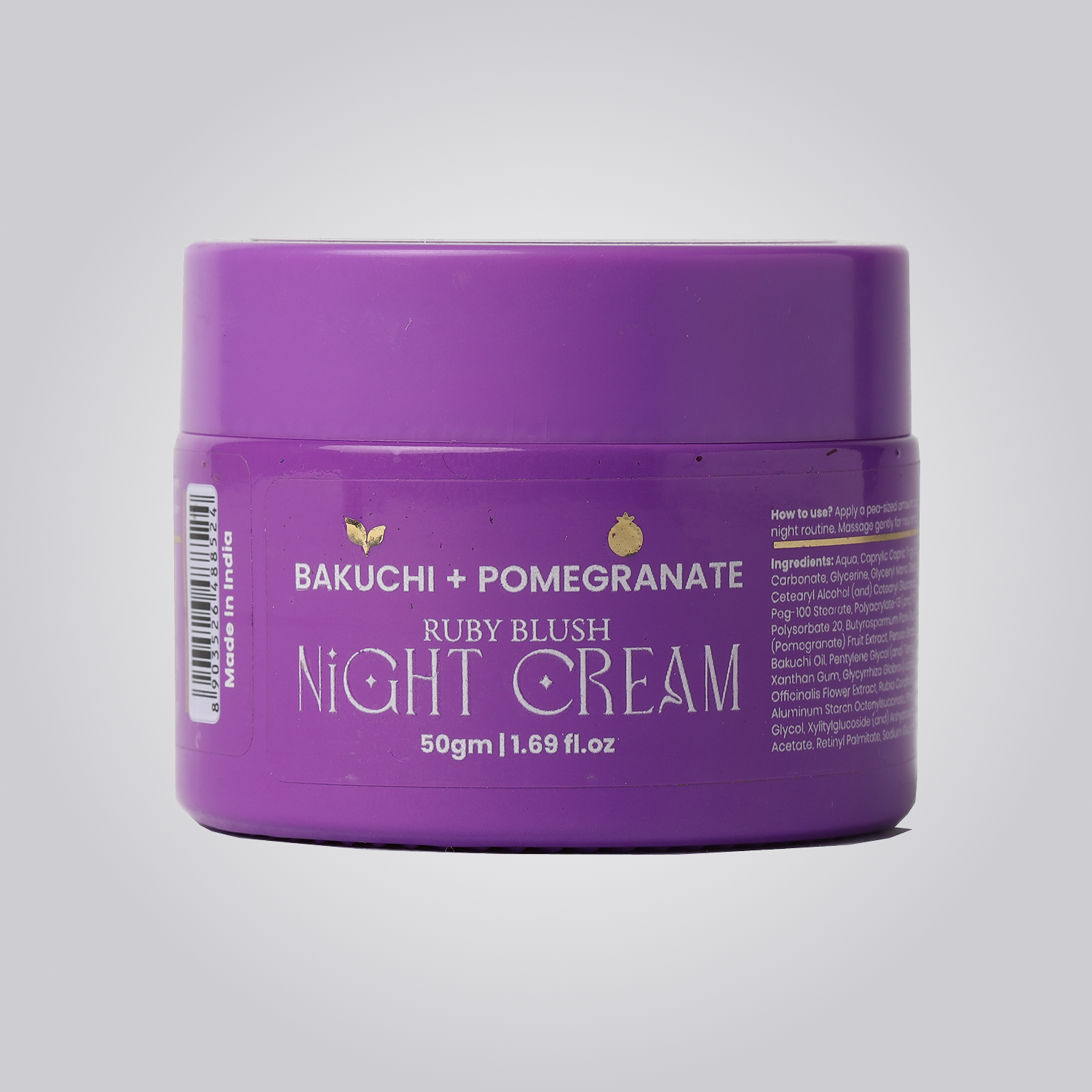Antiaging night cream with Bakuchi and Pomegranate | 50ml