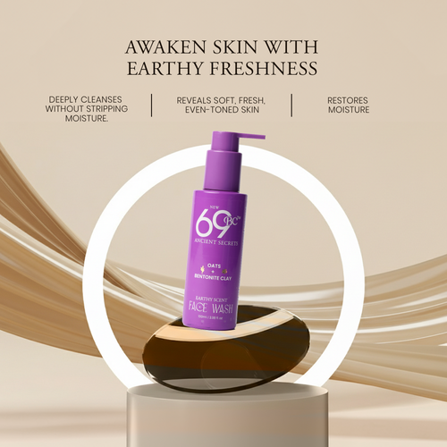Oats + Bentonite Clay Earthy Scent Face Wash