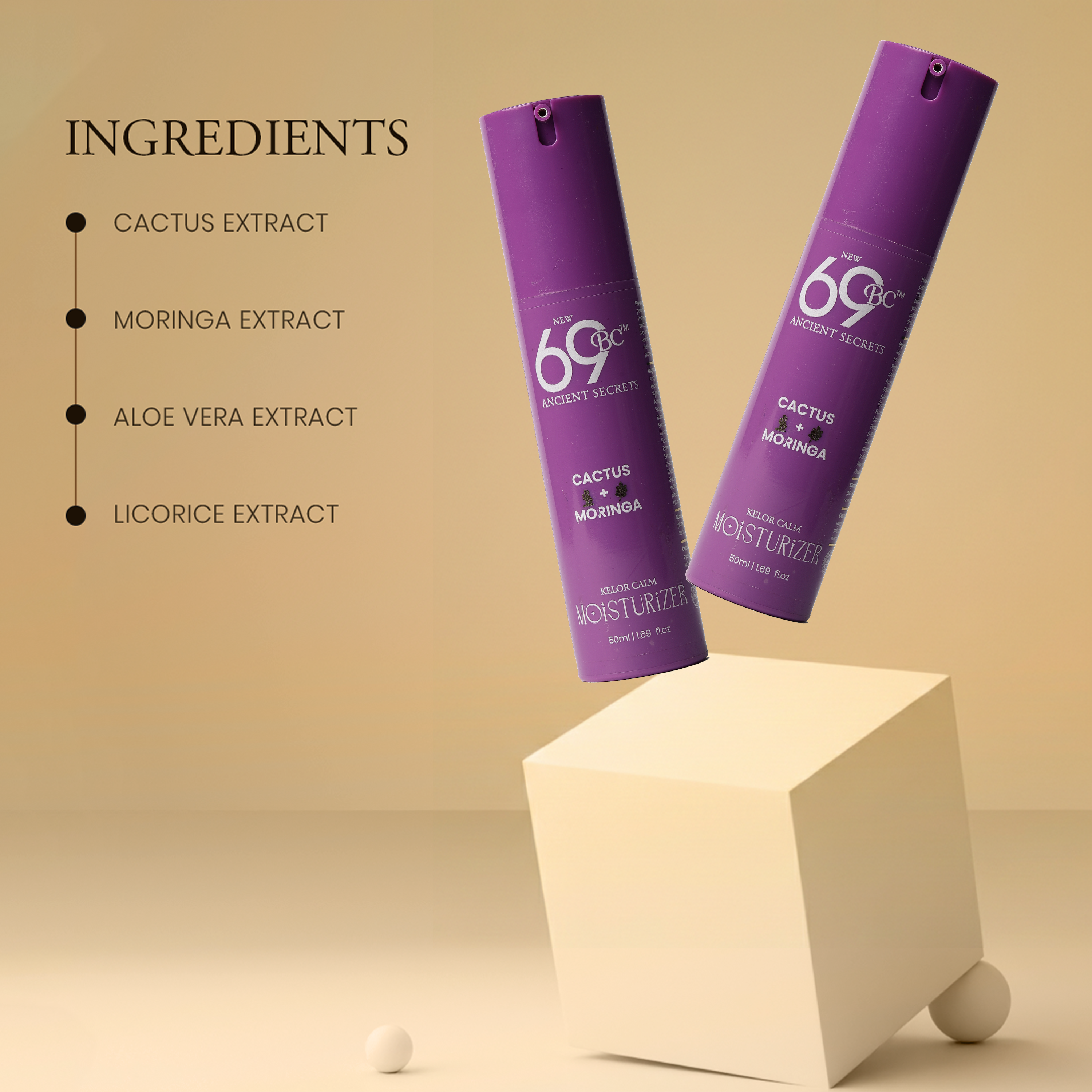 Deep Hydration for skin face wash with Cactus and moringa | 50ml