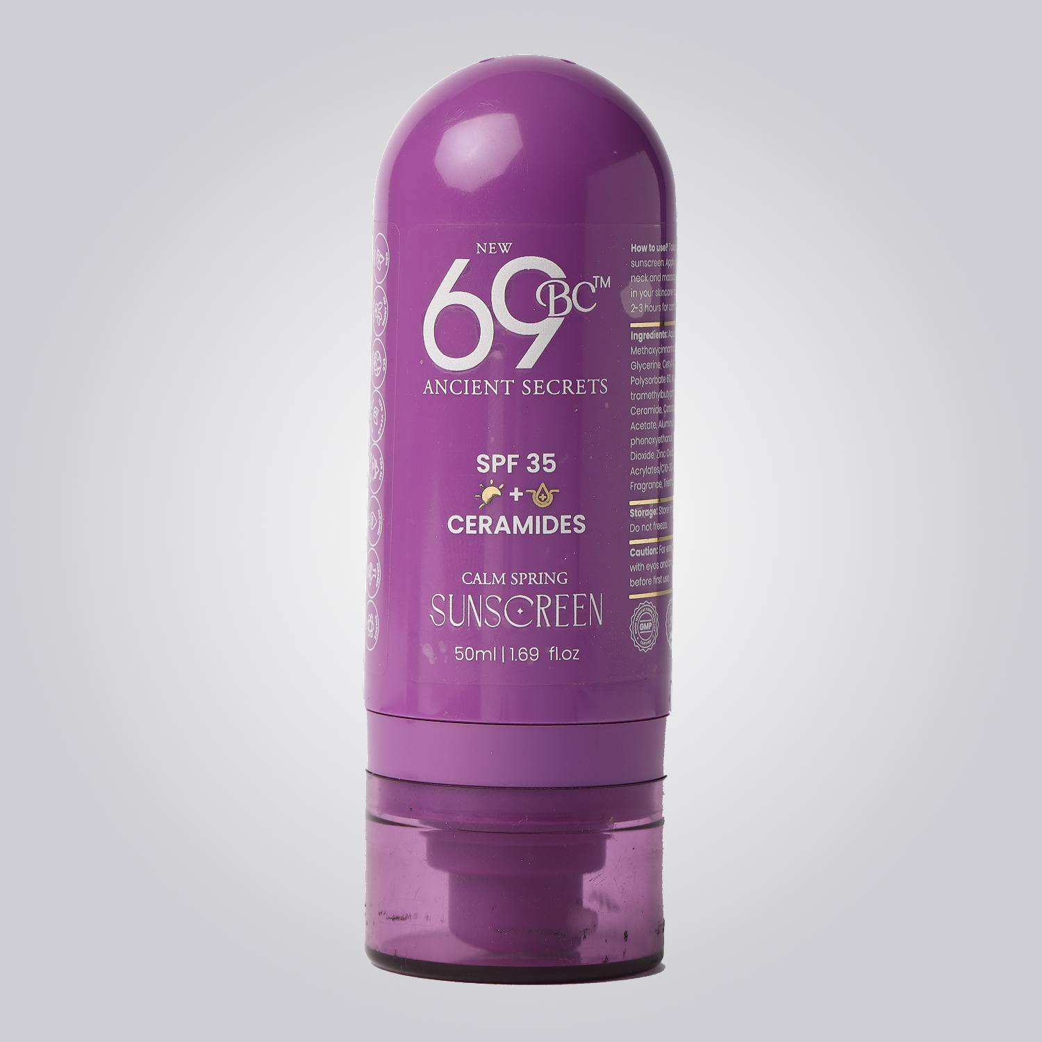 Sunscreen SPF35 PA+++  with Ceramide - lightweight - Deep Hydration| 50ml