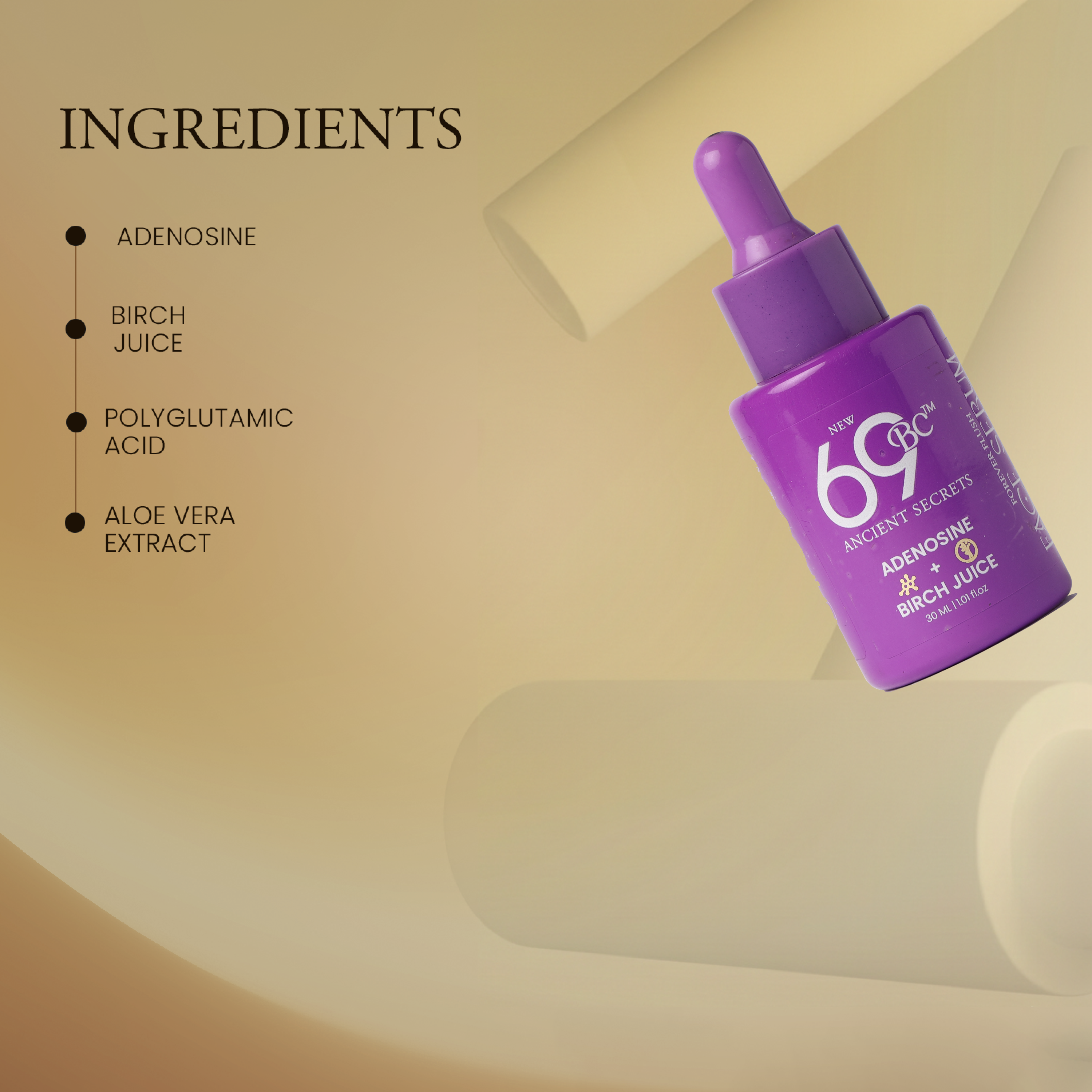 Glassy skin adenosine with Birch Sap serum | 30ml